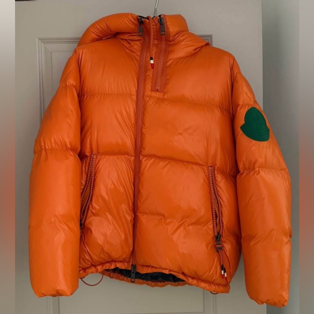 MONCLER 1952 Derveau Orange Genius Down Puffer Jacket